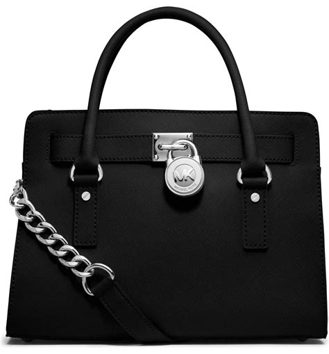 michael michael kors hamilton saffiano leather satchel|Michael Kors edith large satchel.